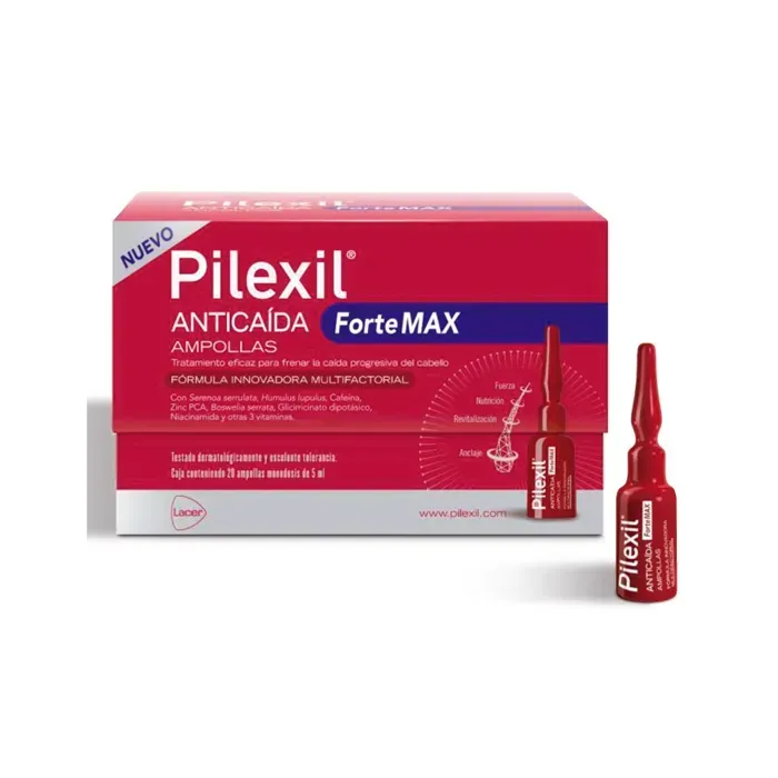 PILEXIL ANTICAIDA FORTEMAX AMPOLLAS 20 AMPOLLAS 5 ML