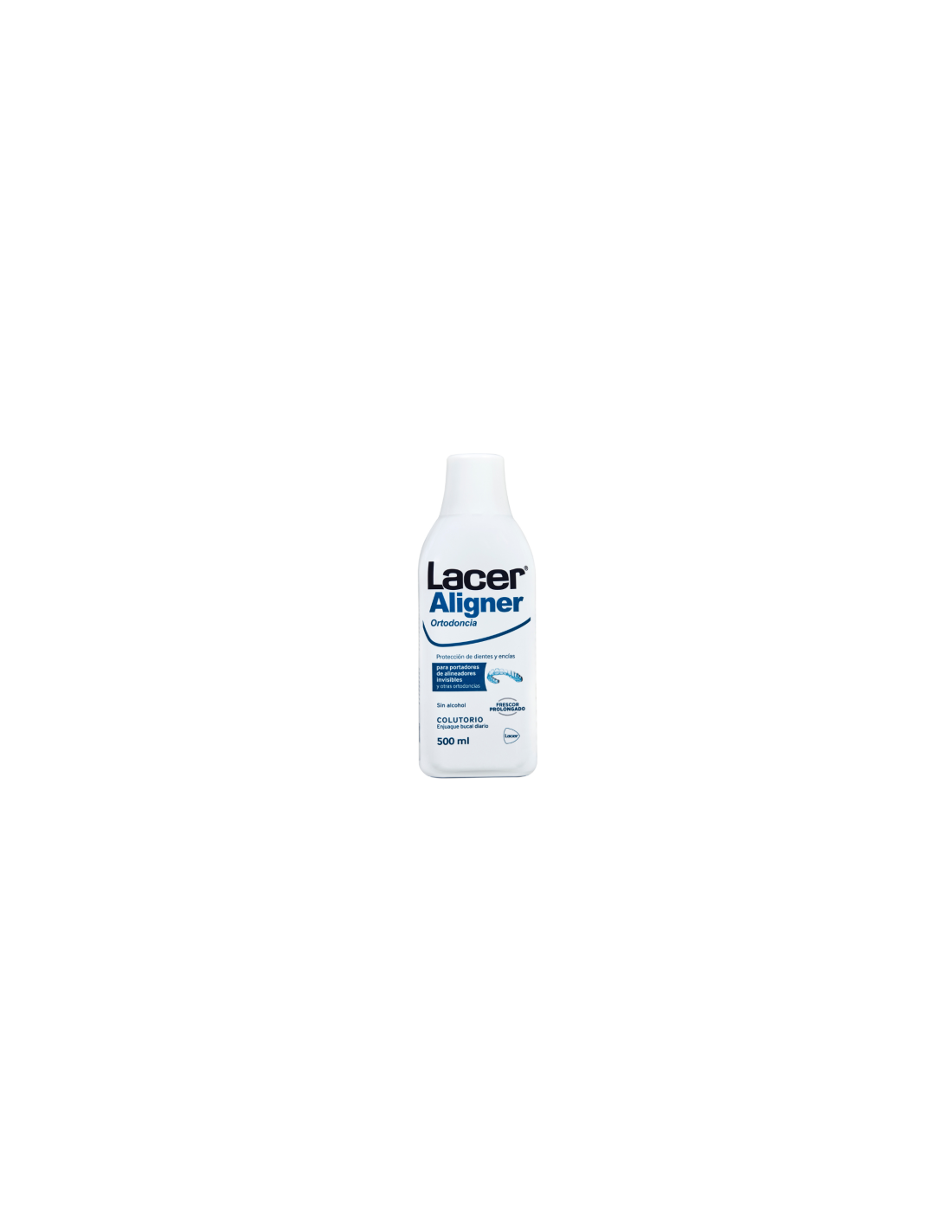 LACER ALIGNER ORTODONCIA COLUTORIO 1 BOTELLA 500 ML SABOR MENTA