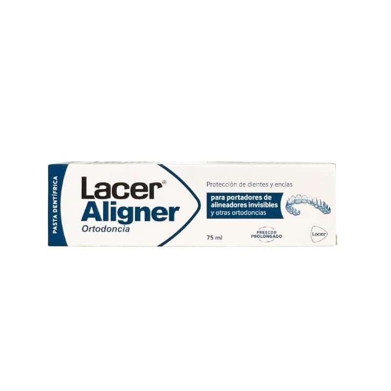 LACER ALIGNER ORTODONCIA PASTA DENTIFRICA SIN COLORACION 1 TUBO 75 ML SABOR MENTA