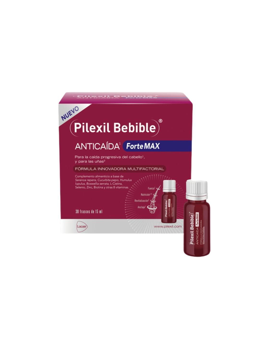 PILEXIL BEBIBLE ANTICAIDA FORTEMAX 30 FRASCOS 15 ML