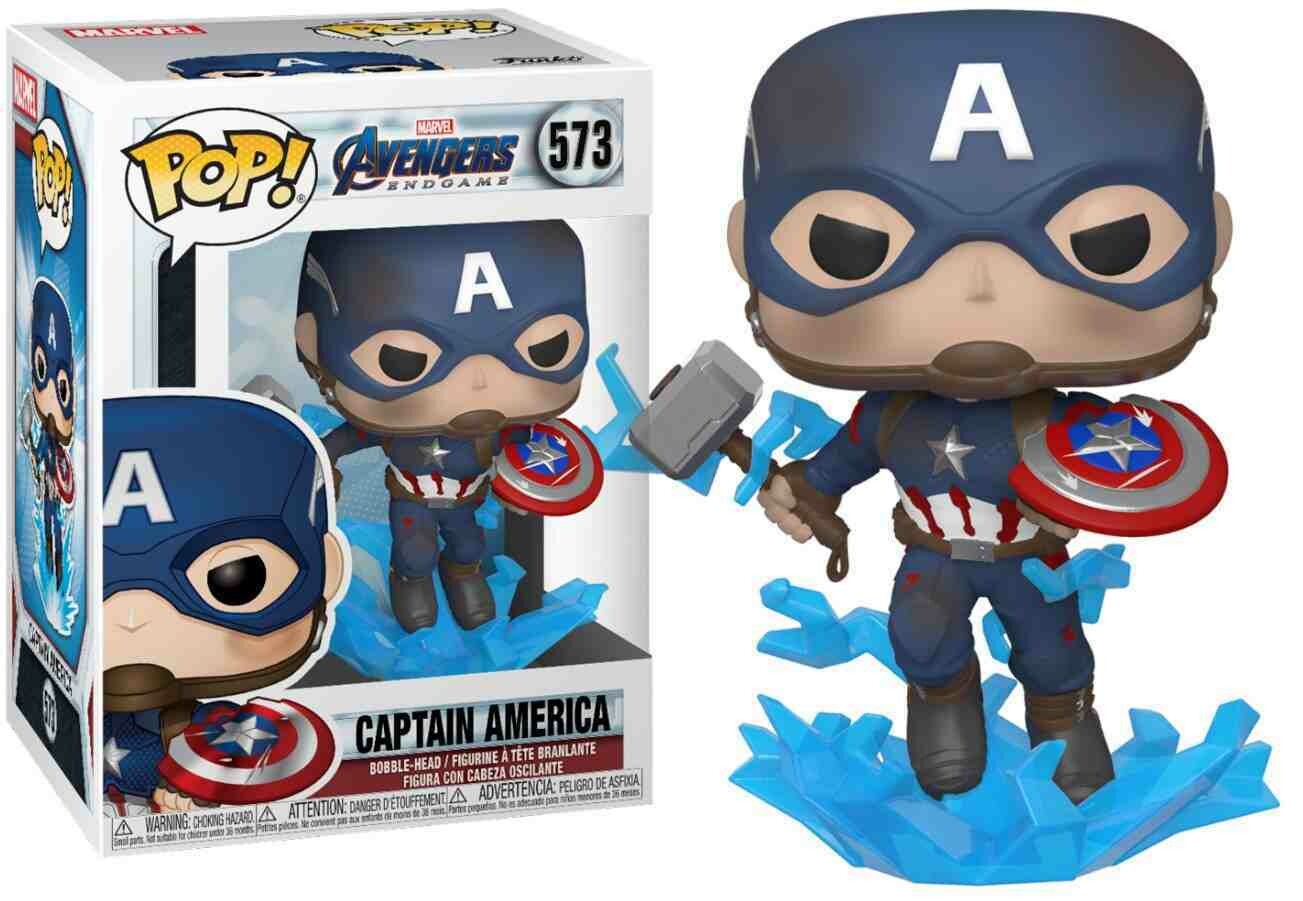Capitan America con Martillo y Escudo Roto Funko Pop! Movies Marvel  Avengers Endgame