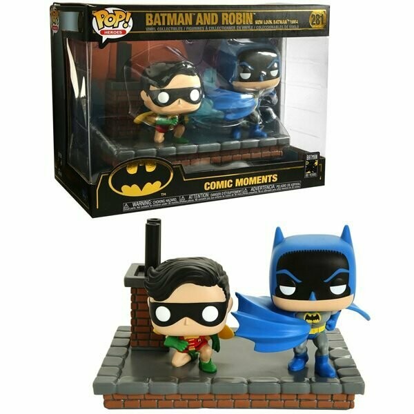 Batman y Robin Funko Pop! Comic Moments Universo Dc 80 Aniversario de Batman