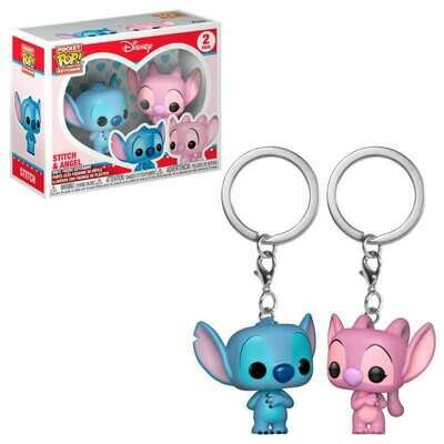 Stitch y Angel Pocket Pop! Disney Pack llaveros