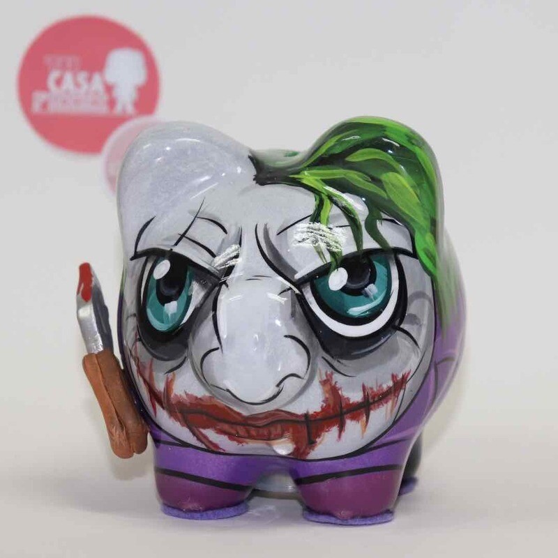 Jocker Custom Piggy Bank DC The Jocker They are piggy banks of the DC World