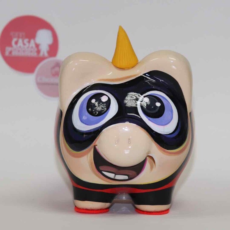 ​Jack Jack Piggy Bank personalizado Disney Os Incríveis