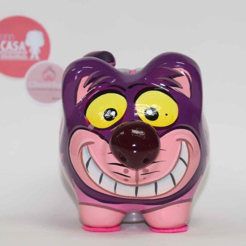 Cheshire Cat Personalized Piggy Bank Disney Alice in Wonderland