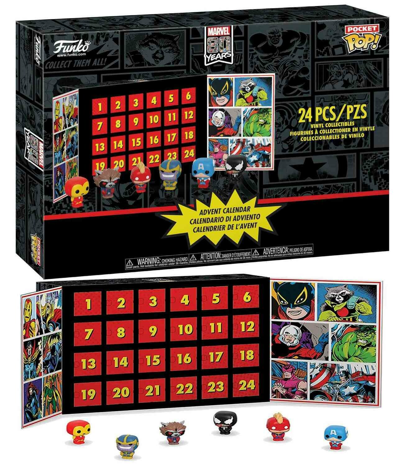 MARVEL 80 Aniversario Calendario Funko 2019