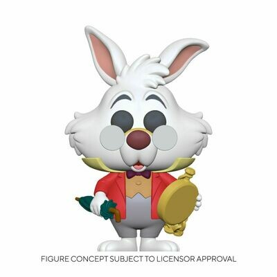 Conejo blanco con reloj Funko Pop! Disney Alicia 70th