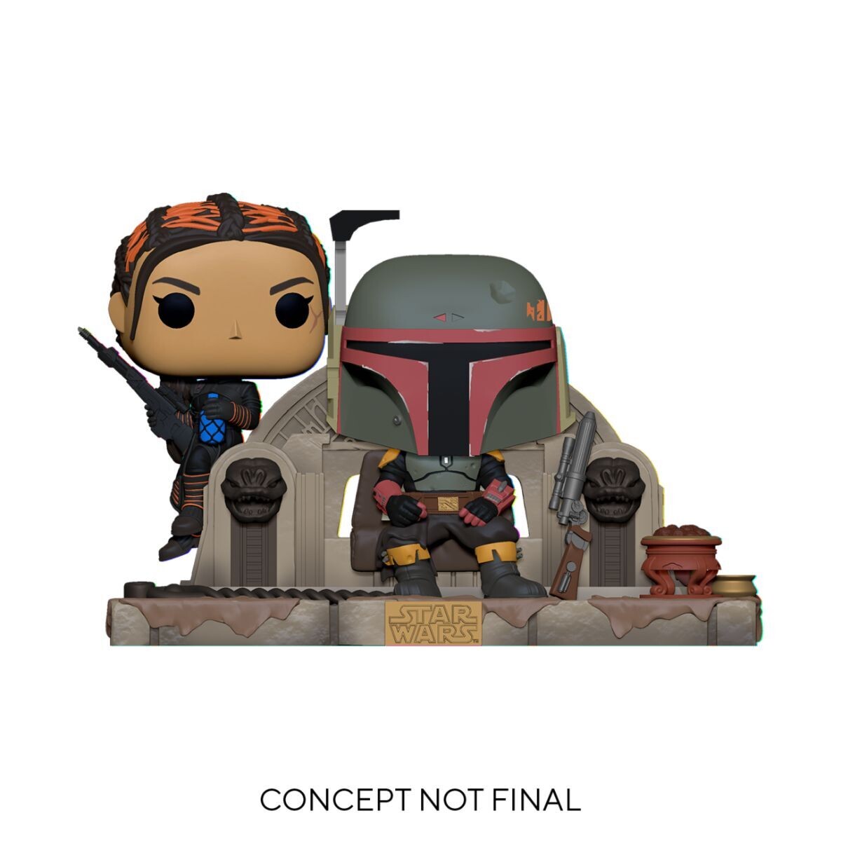 Boba Fett & Fennec Shand Funko Pop! Moment Tv Star Wars The Mandalorian