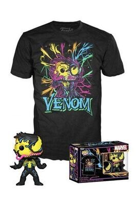 Venom Black Light Funko Pop + Camiseta! MARVEL Venom