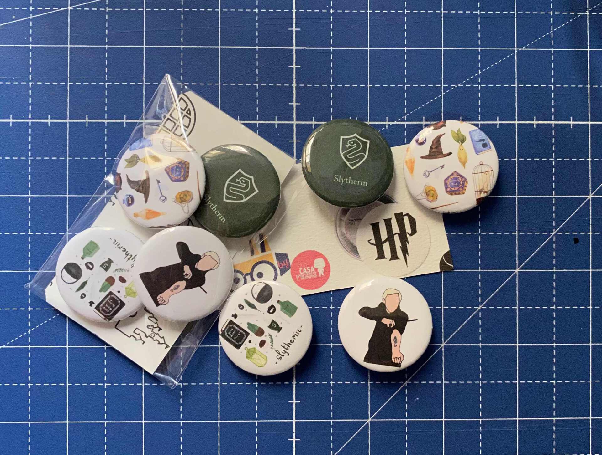 Pack Chapas Harry Potter Tu casa Friki y Fabrica Friki