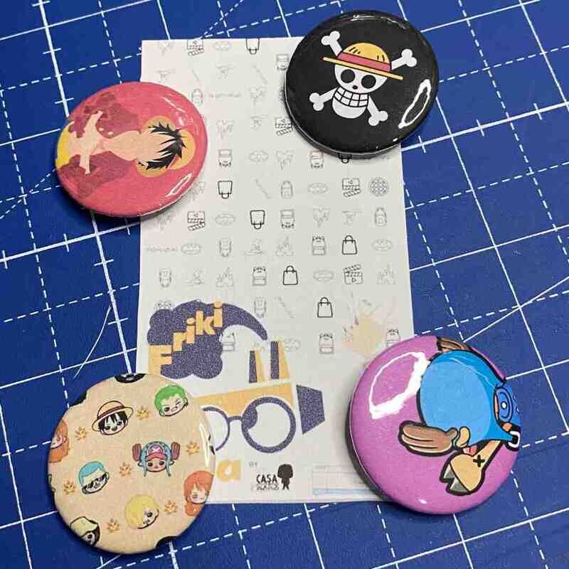 One Piece Buttons Pack  Tu casa Friki y Fabrica Friki