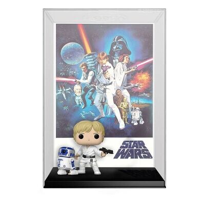 Luke Skywalker con R2-D2 Funko Pop! Poster de pelicula Star Wars