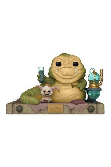 Jabba el Hutt con Salacious Funko Pop!  Movie Moment Star Wars El retorno del Jedi