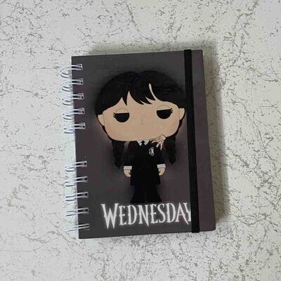 Wednesday  Personalized Notebook Hardcover A6