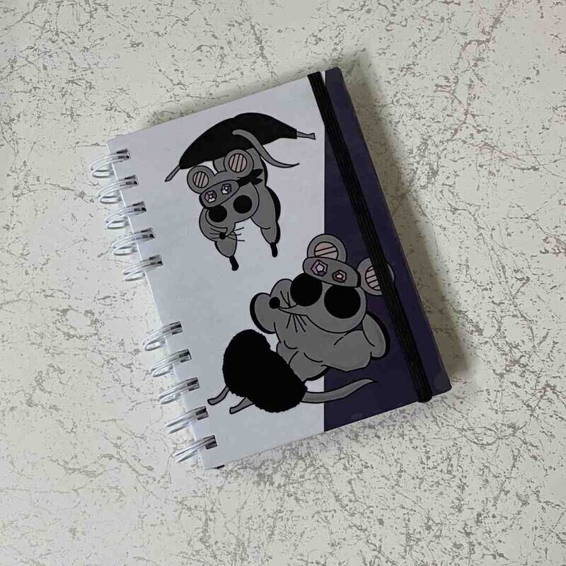 Tengen Uzui Ninja Mice Personalized Notebook Hardcover A6 Tengen Uzui Ninja Mice Personalized Notebook Hardcover A6