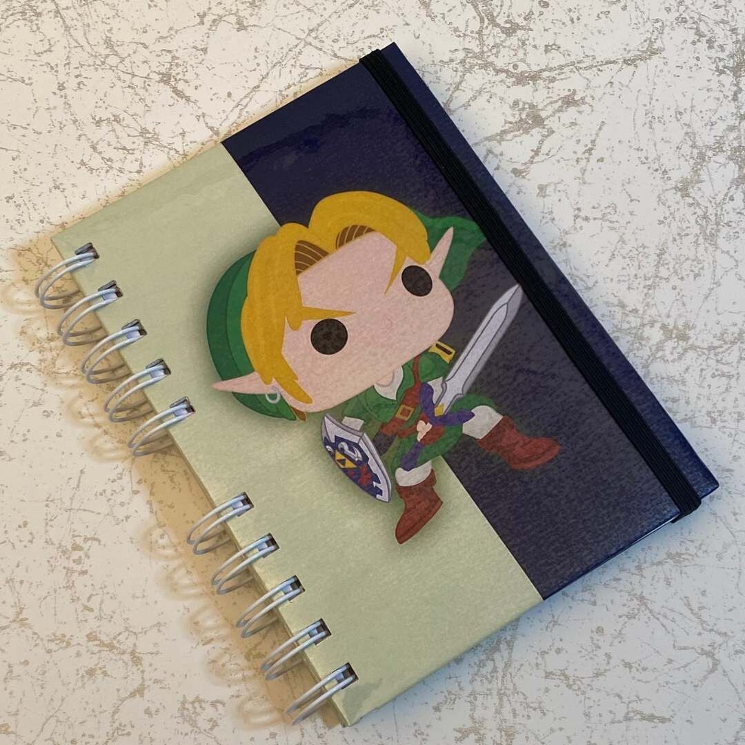 Link de Zelda cuaderno personalizado tapa dura A6