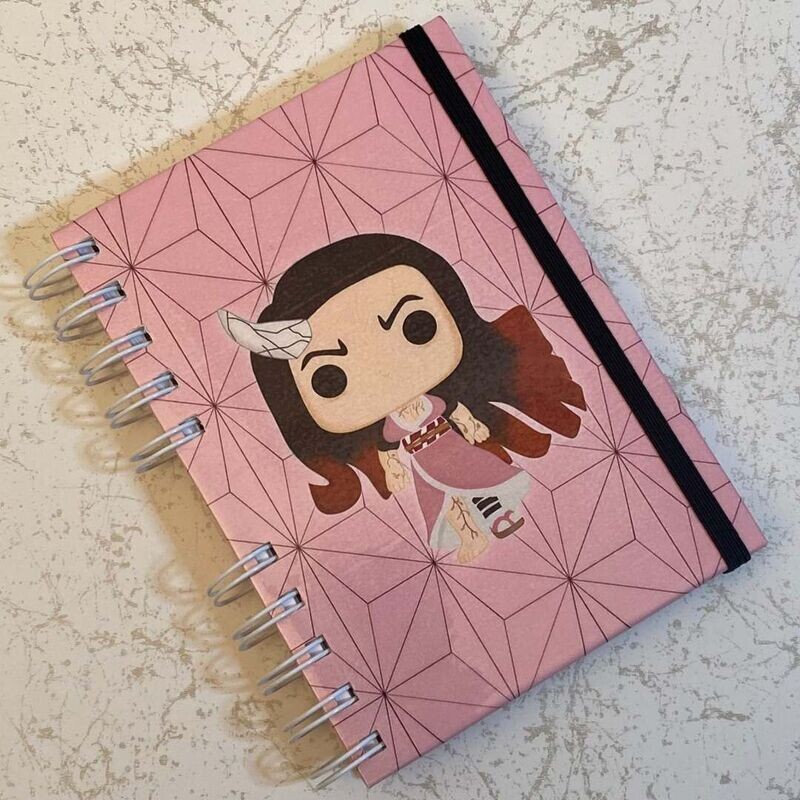 Nezuko Personalized Notebook Hardcover A6 Nezuko Personalized Notebook Hardcover A6