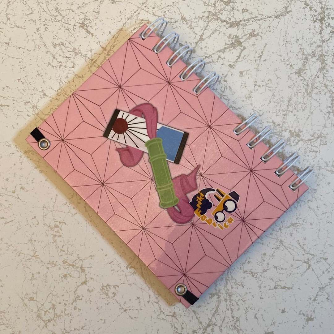 Nezuko cuaderno personalizado tapa dura A6