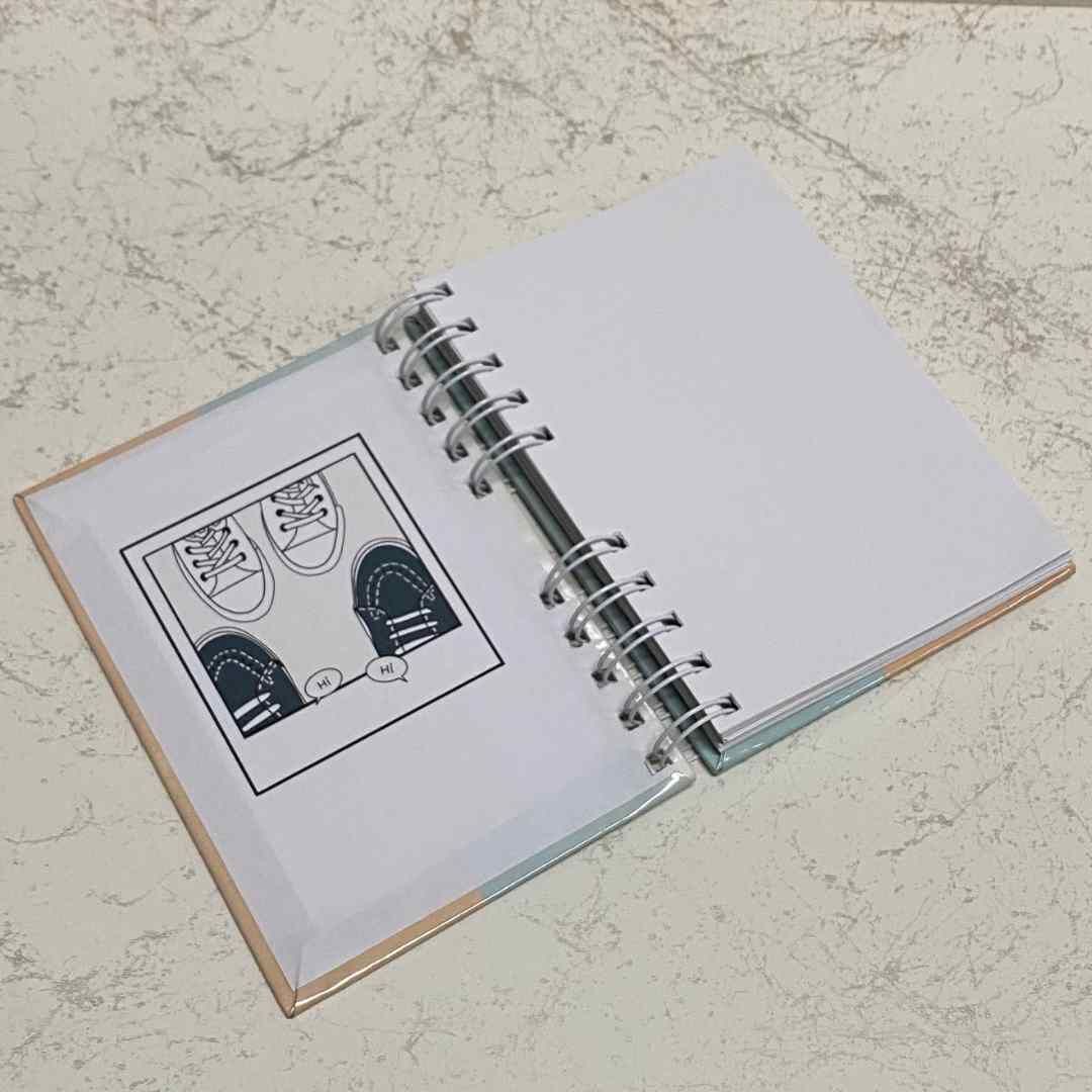 Heartstopper cuaderno personalizado tapa dura A6