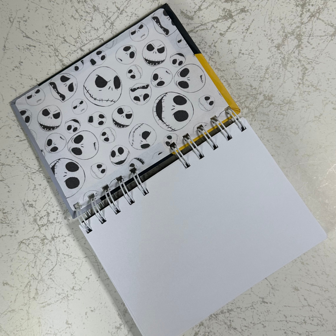 Sally y Jack cuaderno personalizado tapa dura A6