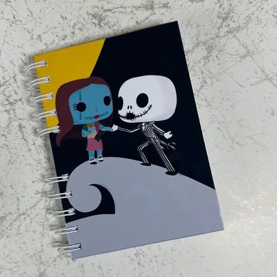Carl and Ellie personalized hardcover notebook A6