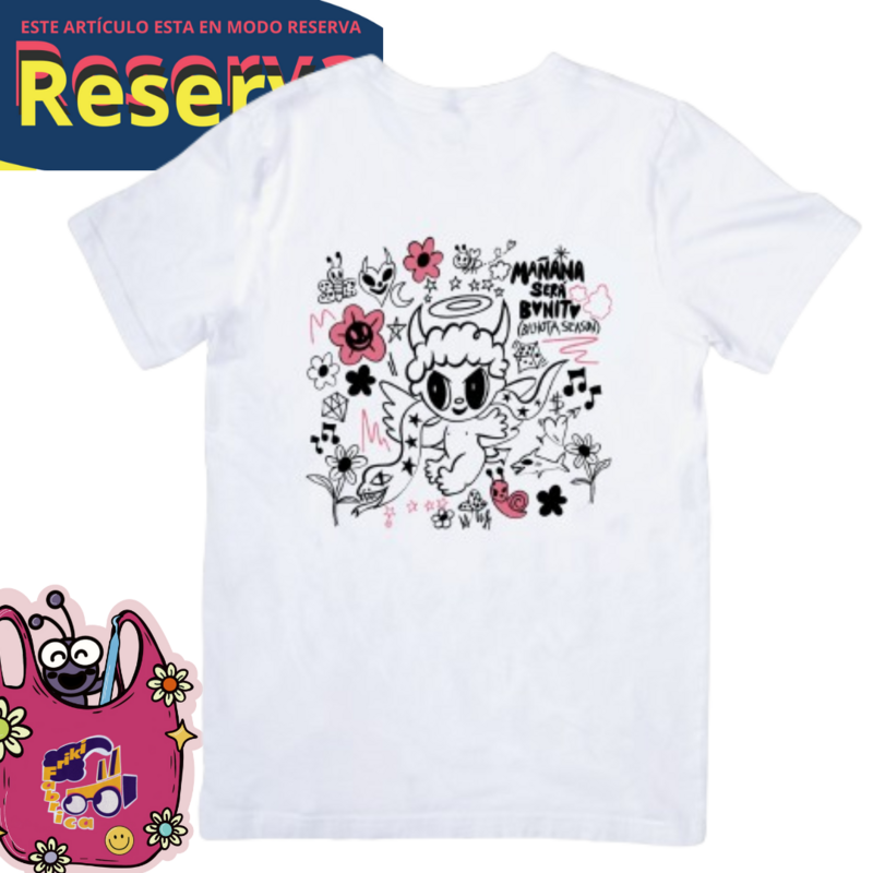CAMISETA BÁSICA MANGA CORTA Bichota angel demonio