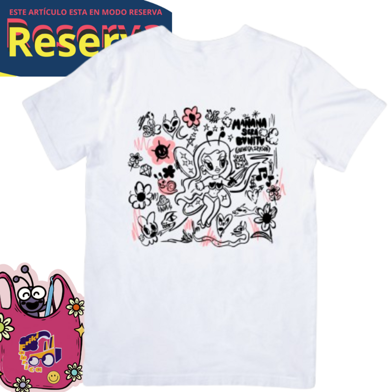 CAMISETA BÁSICA MANGA CORTA BIchota Bichota Hada