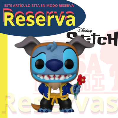 Stitch como Bestia Funko Pop Diseny Lilo Y Stitch