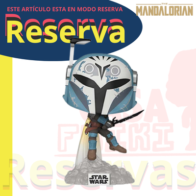 Bo-Katan con Darksaber y Jet Pack Funko Pop! Star Wars