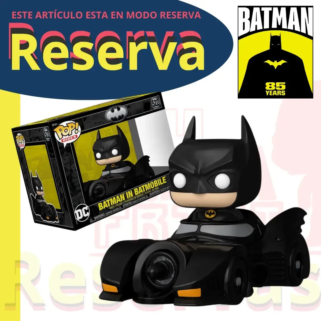 Batman with Batmobi Funko Pop! DC Batman 85th Anniversary Batman