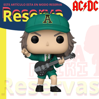 Angus traje verde Funko Pop Music Rock ACDC