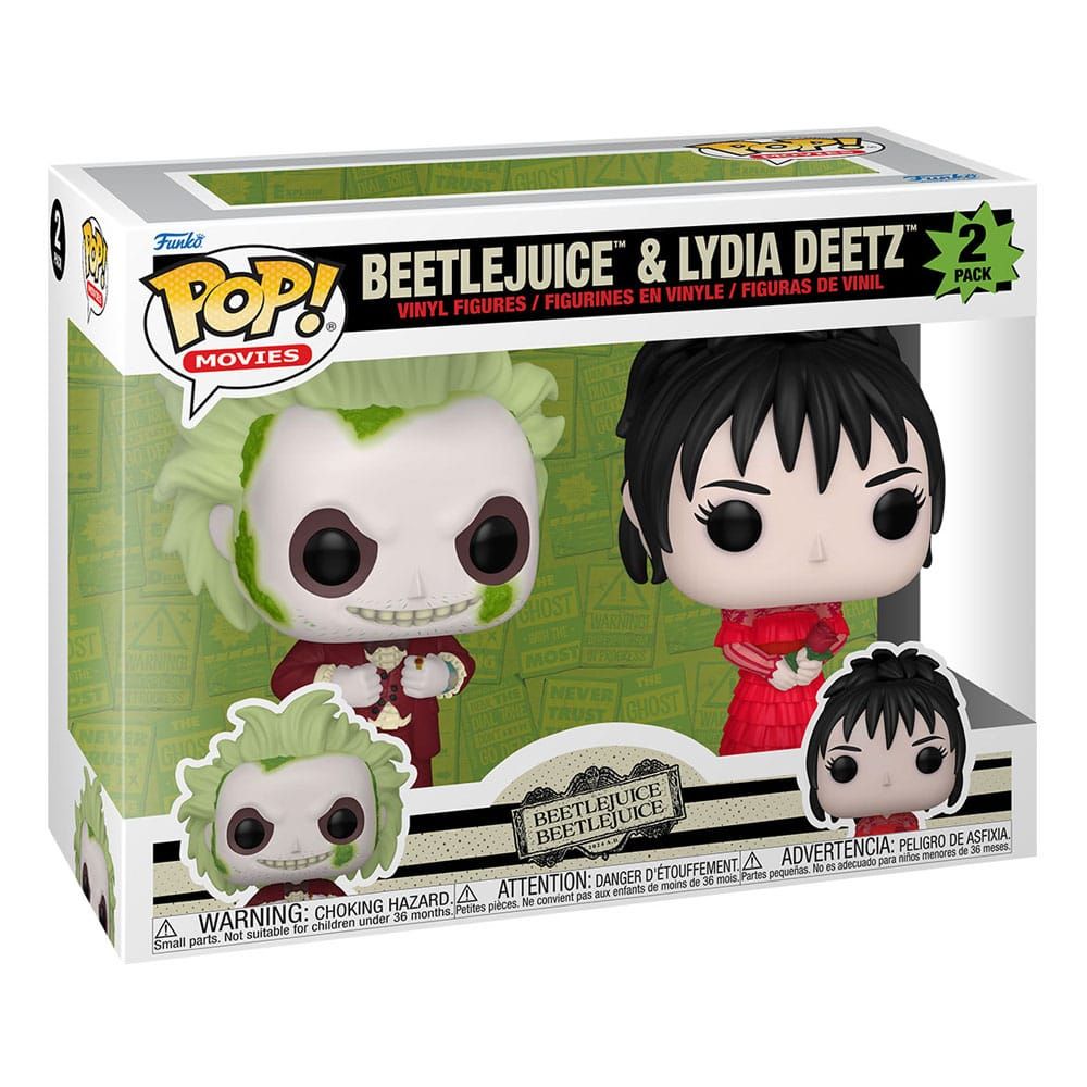 Beetlejuice y  Lydia Deetz Funko Pop Movies Beetlejuice 2