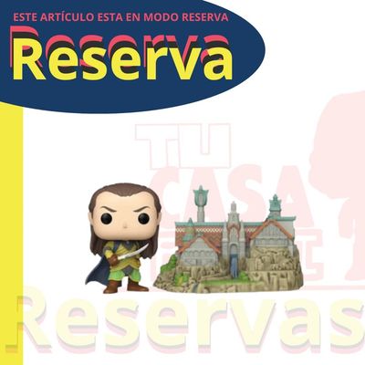 Elrond con Rivendell Funko Pop! Town Movies El señor de los anillos