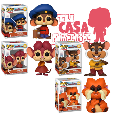 Pack 4 funko pop movies American Tail