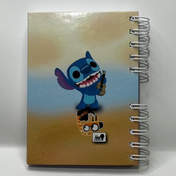 Stitch Funko cuaderno personalizado tapa dura A6