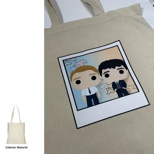 Charlie Spring y Nick Nelson bolsa de tela Heartstopper