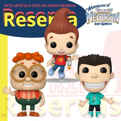 Pack tres Funko Pop TV Jimmy Neutron