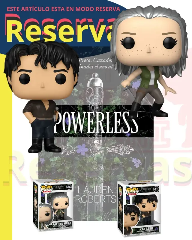 Pack 2 figuras Príncipe Kai y Paedyn Funko Pop Book Powerless