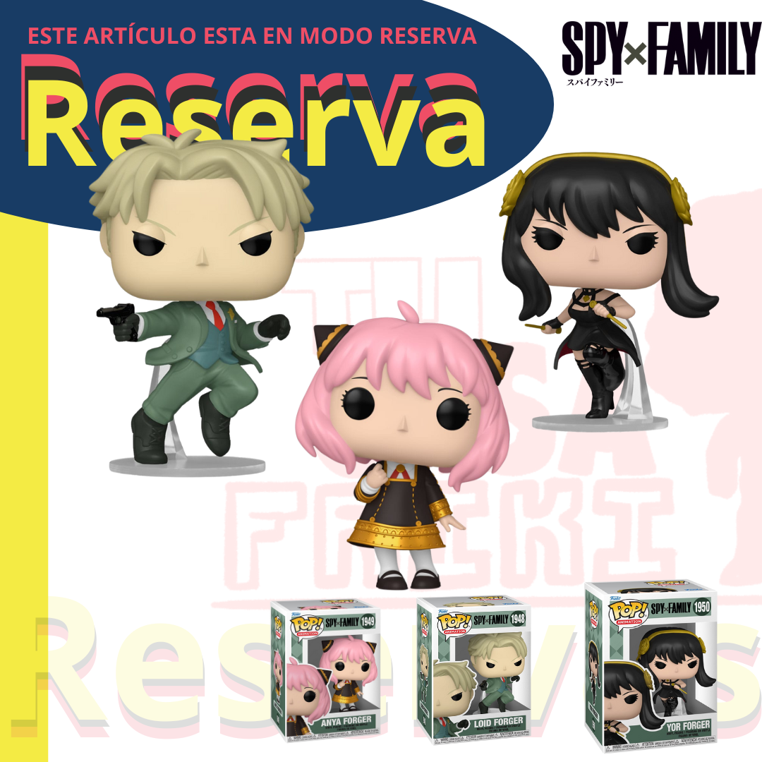 Pack 3 Funko pop Anime Spy x Family