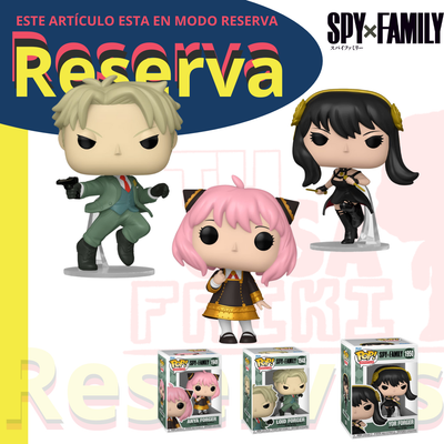 Pack 3 Funko pop Anime Spy x Family