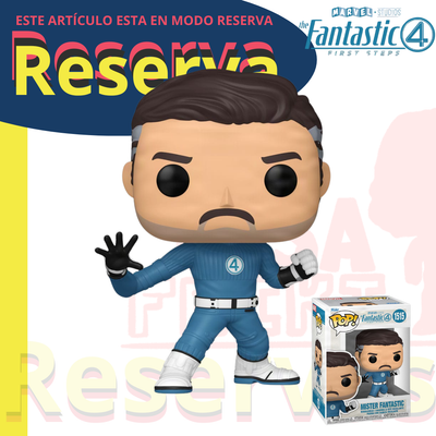 Mister Fantastic Funko Pop MARVEL Los Cuatro Fantásticos primeros pasos