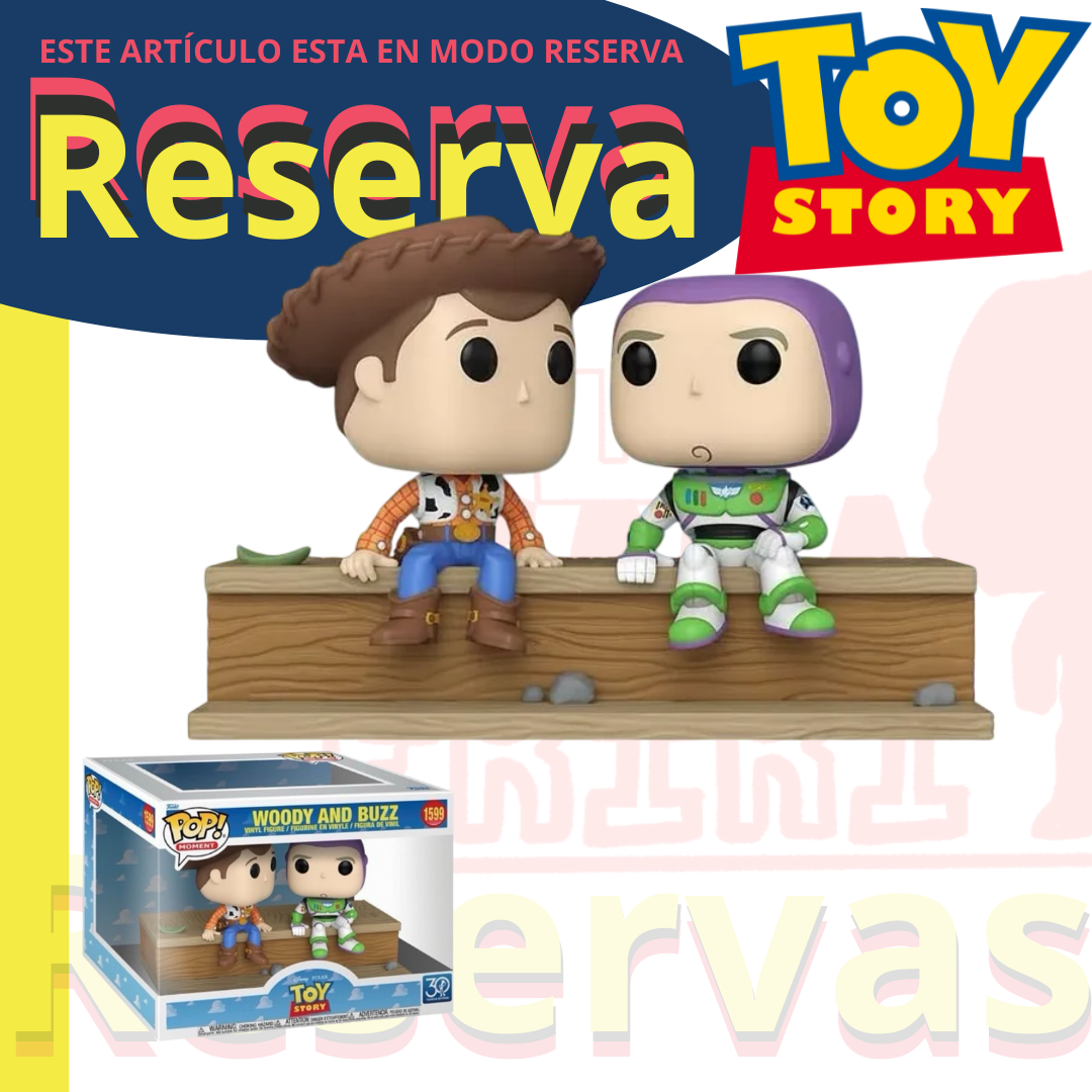Woody y Buzz Funko Pop Moment Disney Toy Story