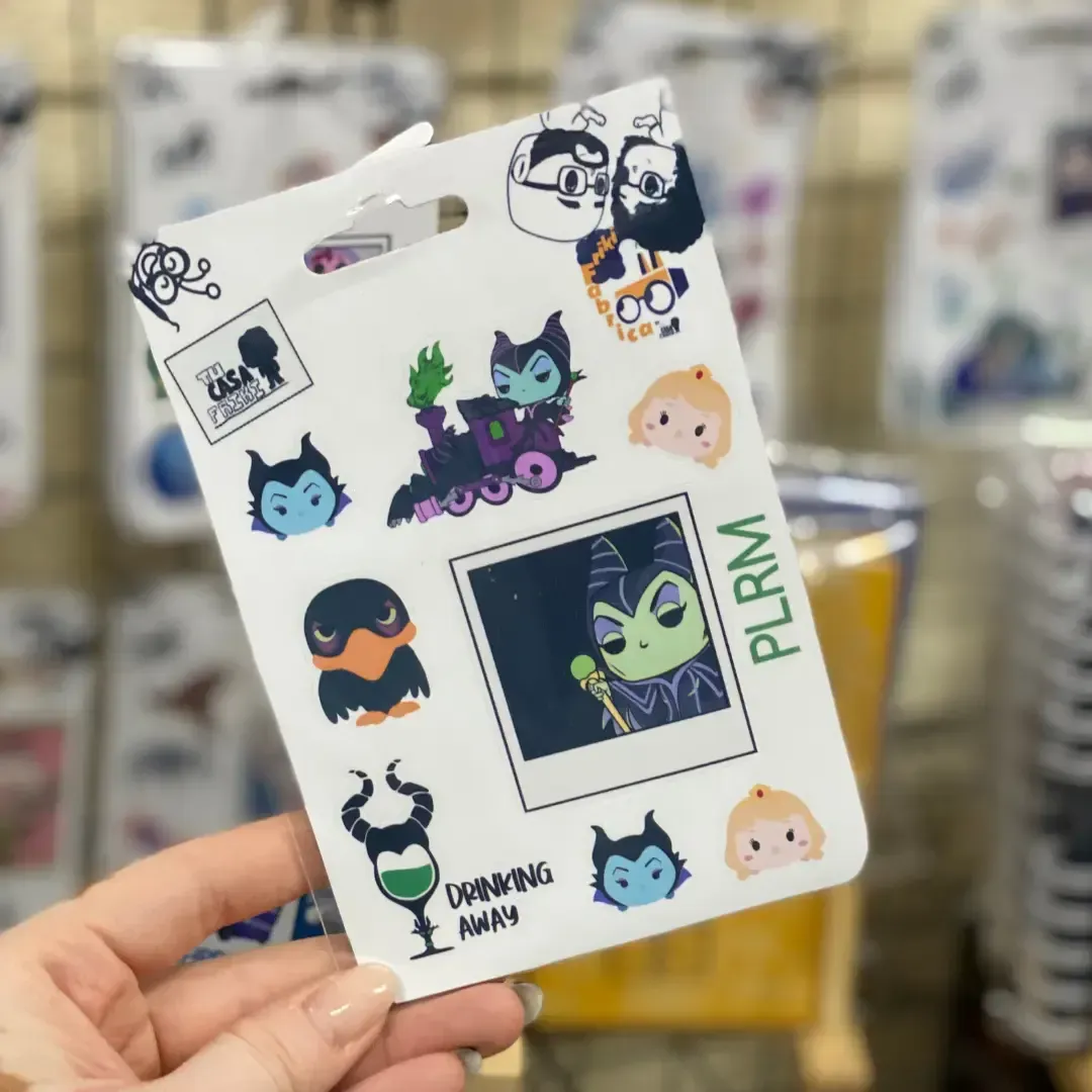 Plancha de pegatinas Maléfica