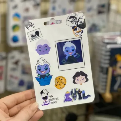 Plancha de pegatinas Ursula Plancha de pegatinas Ursula