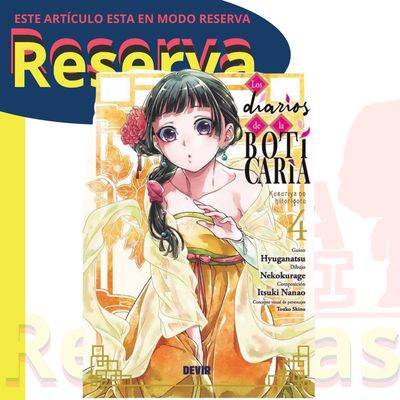 Los diarios de la boticaria Tomo 4 Manga de Maomao (Edición Devir)