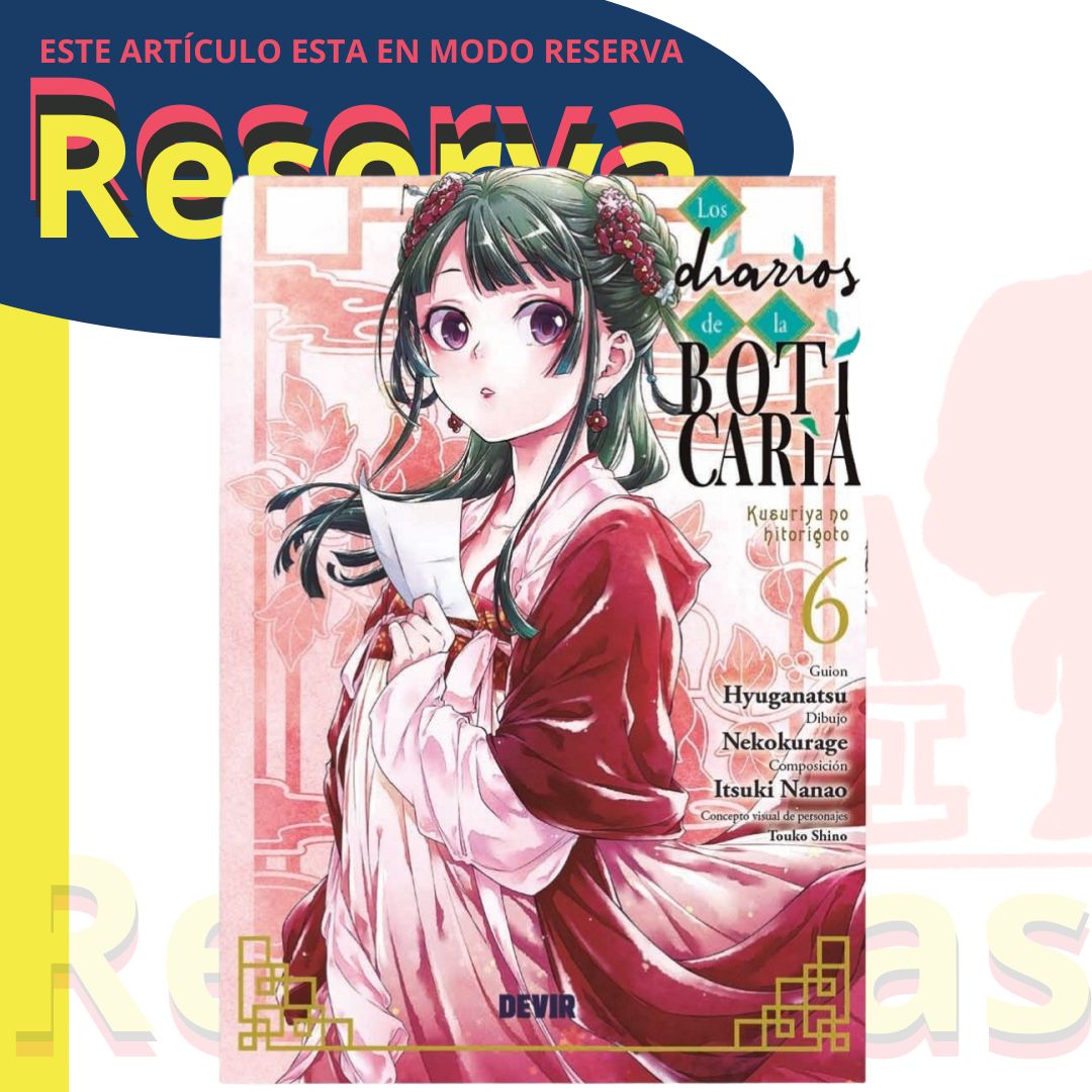 Los diarios de la boticaria Tomo 6 Manga de Maomao (Edición Devir)