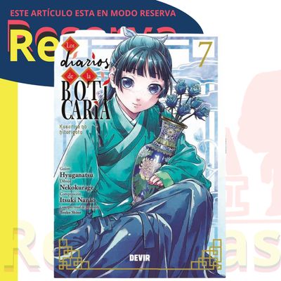 Los diarios de la boticaria Tomo 7 Manga de Maomao (Edición Devir)