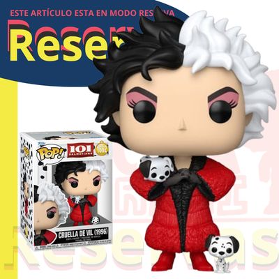 Cruella De Vil con cachorros  funko Pop 101 dálmatas