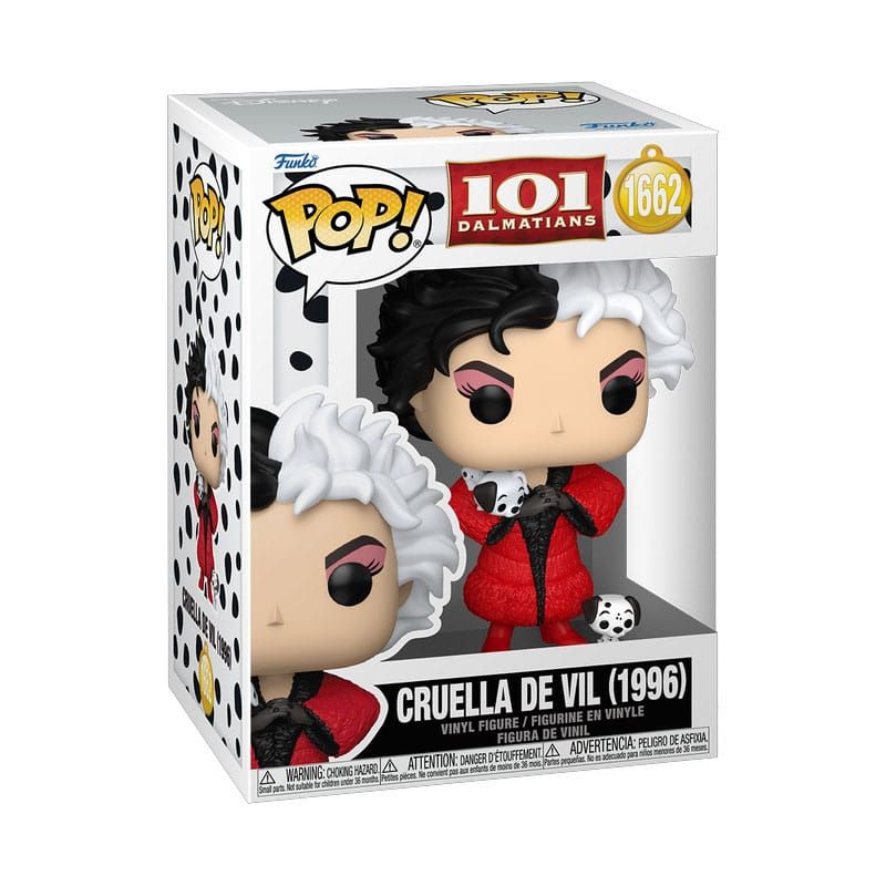 Cruella De Vil con cachorros funko Pop 101 dálmatas